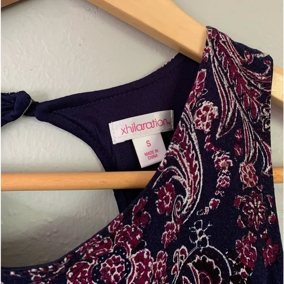 xhileration purple summer dress - Picture 3 of 5